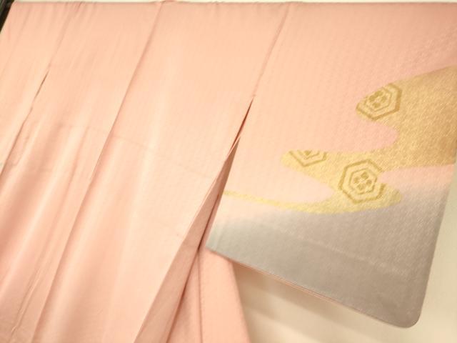 平和屋着物▽訪問着 単衣 作家物 吉祥文 暈し染め 正絹