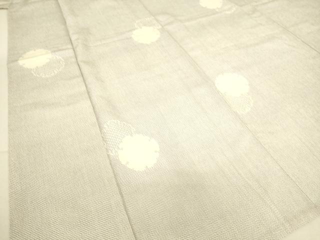 平和屋着物▽本塩沢　単衣　雪輪重ね文　正絹　逸品　DAAS0152az 平和屋着物▽本塩沢 単衣 雪輪重ね文 正絹 逸品 DAAS0152az