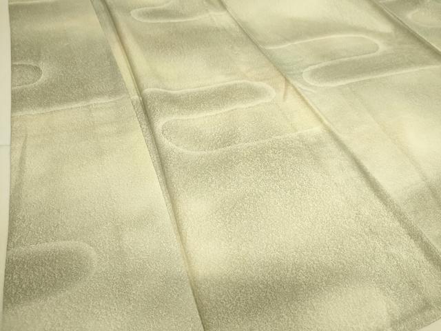 平和屋着物▽上質な小紋 単衣 エ霞文 暈し染め 正絹