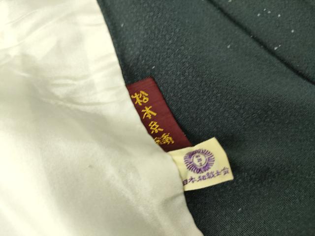 平和屋着物▽江戸小紋　単衣　角通し　正絹　逸品　DAAS0310az_6