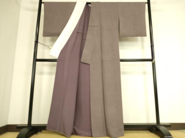 平和屋着物▽上質な小紋　単衣　斜線文　正絹　逸品　DAAS0359az 平和屋着物▽上質な小紋 単衣 斜線文 正絹 逸品 DAAS0359az 平和屋着物