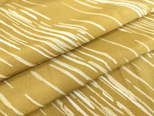 平和屋着物▽上質な小紋　単衣　斜縞　正絹　逸品　未使用　DAAS0452az