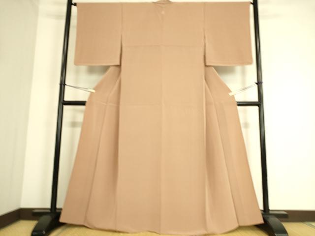 平和屋着物○上質な紬 間道 嵯峨ぼかし 反端付き 正絹 逸品