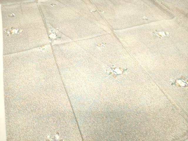 平和屋着物▽上質な小紋 単衣 辻が花 金彩 正絹 逸品 DAAS0533az