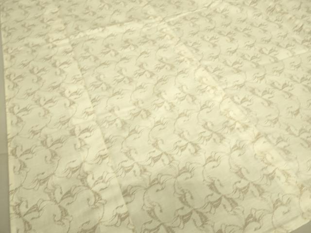 平和屋着物＊夏物 小紋・浴衣兼用 花繋ぎ 綿 DAAS0595az 平和屋着物