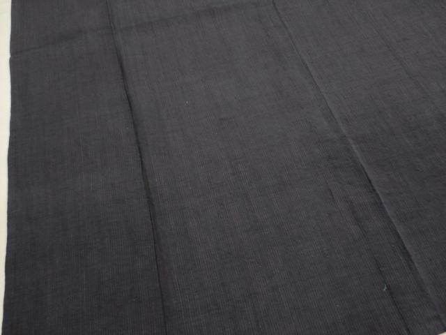 平和屋着物▽上質な紬 単衣 縞 正絹 逸品 DAAS1797ud
