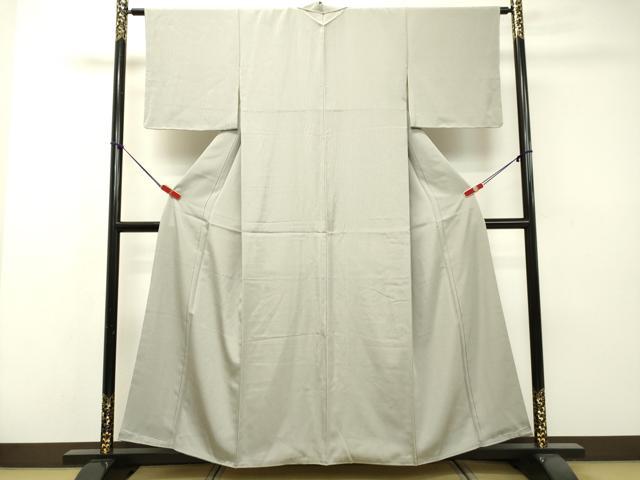 平和屋着物●江戸小紋　万筋　浅縹色×水柿色　正絹　逸品　DAAS2035tw 平和屋着物○江戸小紋 万筋 浅縹色×水柿色 正絹 逸品 DAAS2035tw