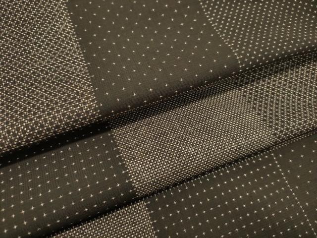 平和屋着物●本場大島紬　9マルキ　市松文様　ますいわ屋扱い　正絹　逸品　DAAS2100tw