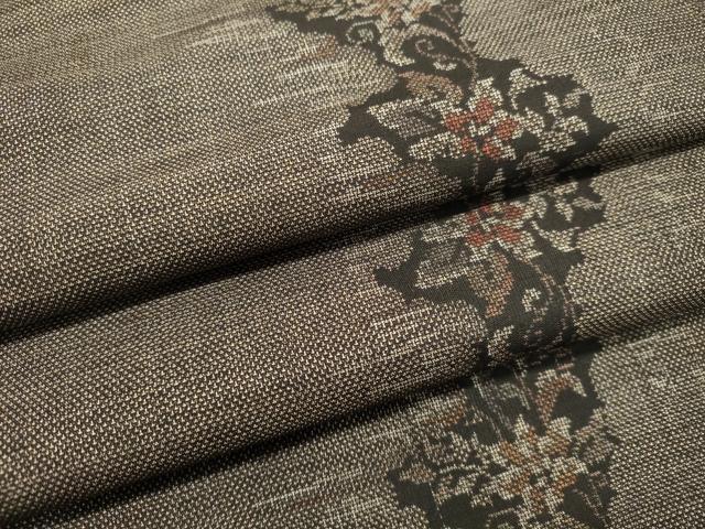 平和屋着物●本場大島紬　9マルキ　花間道　正絹　逸品　DAAS2115tw