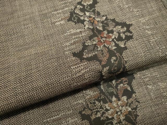 平和屋着物○本場大島紬 9マルキ 花間道 正絹 逸品 DAAS2115tw