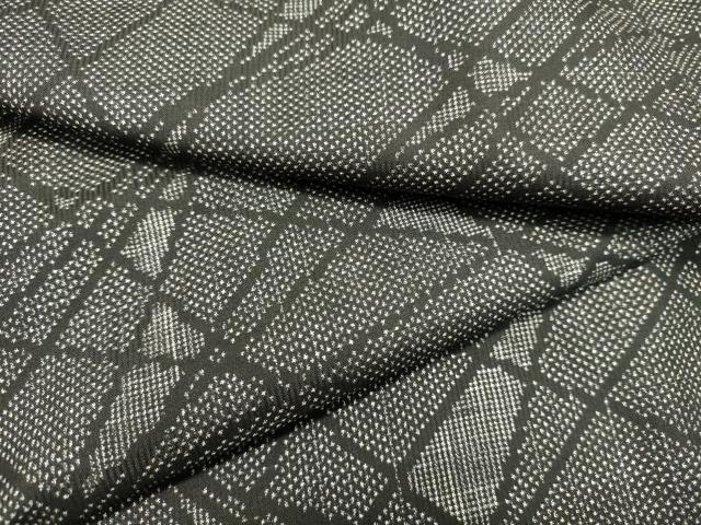 平和屋着物●本場大島紬　7マルキ　抽象文様　正絹　逸品　DAAS2134tw