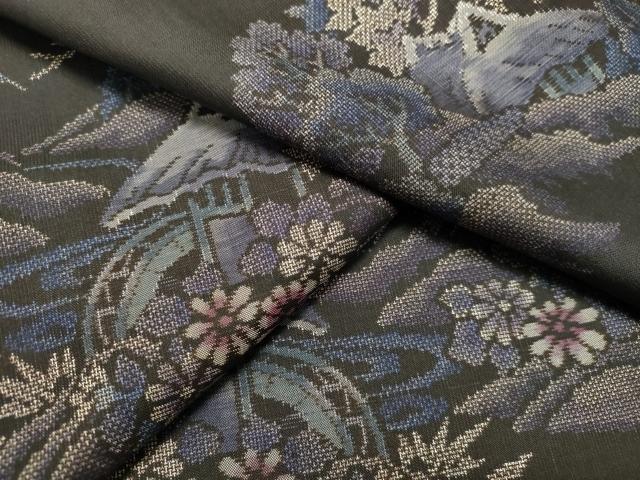 平和屋着物●本場大島紬　総絣　9マルキ　風景文　正絹　逸品　DAAS2146tw