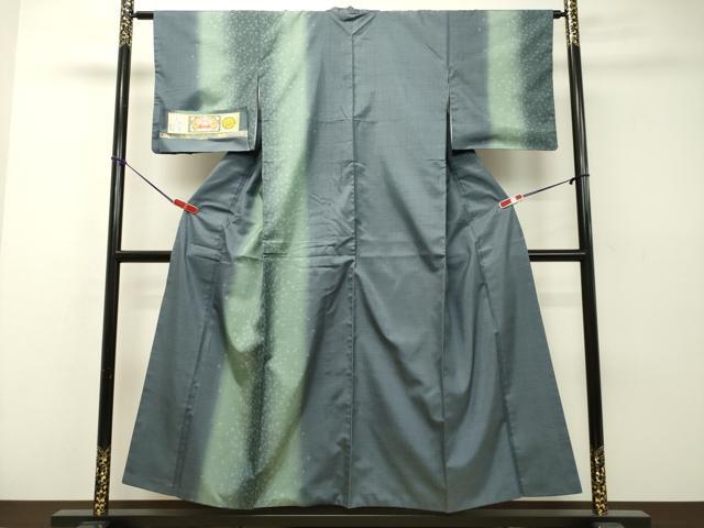 平和屋着物●本場縞大島紬　訪問着　薩摩染織　舞花間道　証紙付き　正絹　逸品　DAAS2159tw