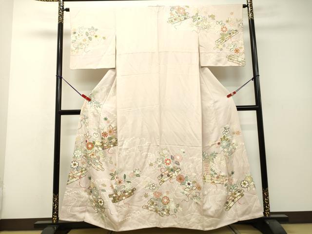 平和屋着物○名門 藤娘きぬたや・総絞り 九寸名古屋帯