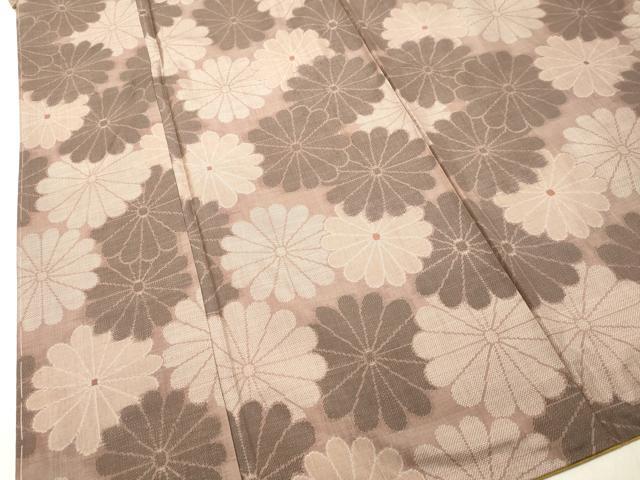 平和屋着物○本場大島紬 9マルキ 舞花文 正絹 逸品 DAAS2176tw