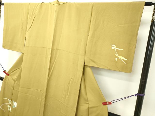 平和屋着物○十日町友禅作家 村松竜介 訪問着 枝花文 正絹 逸品