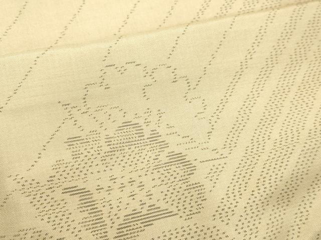 平和屋着物○本場大島紬 草花文 正絹 逸品 DAAS2334tw