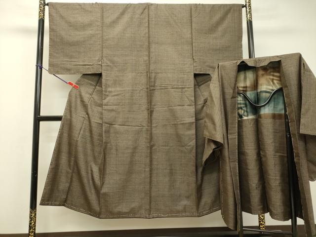 平和屋着物○男性 男柄の最高峰 西郷柄 西郷絣 男性 紬