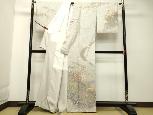 平和屋着物○訪問着 流水文 正絹 逸品 AABD4729ph 平和屋着物○訪問