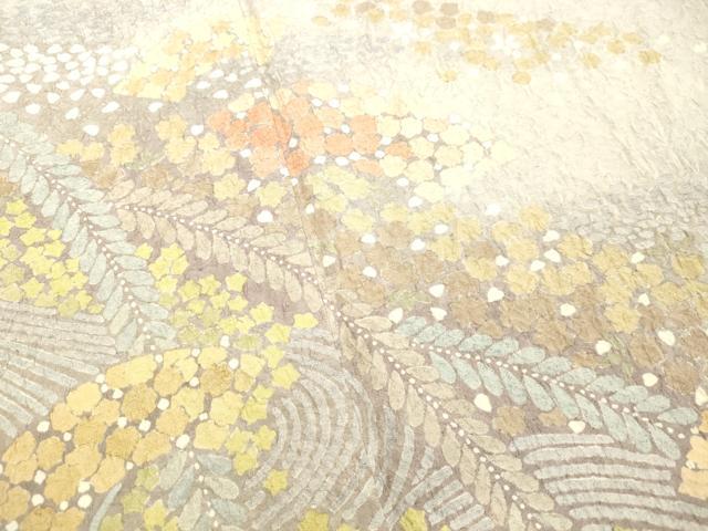 平和屋着物○訪問着 総絞り 流水地紙草花文 正絹 逸品 DAAS2475tw