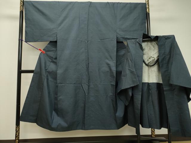 平和屋着物●男性　本場大島紬　アンサンブル　100亀甲　総詰め　正絹　逸品　DAAS2489tw