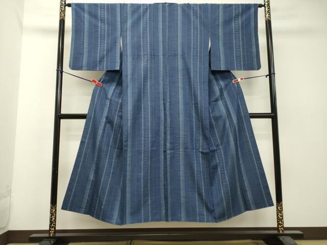 平和屋着物●上質な紬　花織　間道　正絹　逸品　DAAS2493tw 平和屋着物○上質な紬 花織 間道 正絹 逸品 DAAS2493tw