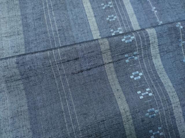 平和屋着物○上質な紬 花織 間道 正絹 逸品 DAAS2493tw