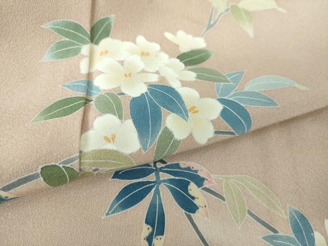 平和屋着物○本加賀友禅作家 南克治 訪問着 枝花文 暈