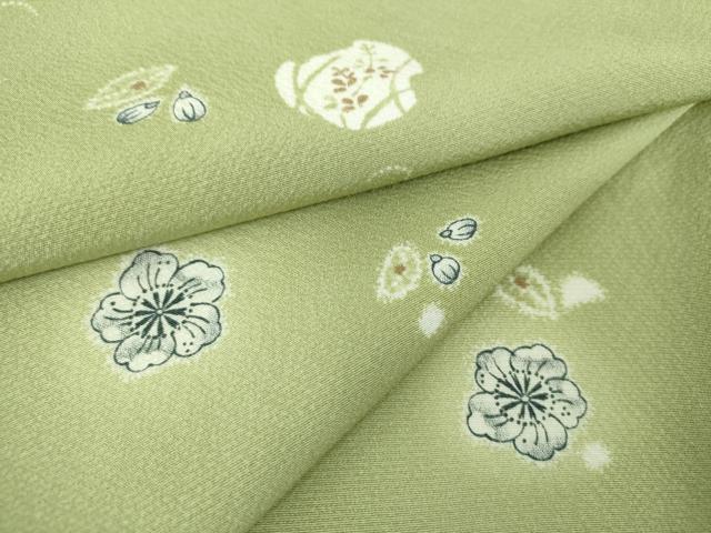 平和屋着物●上質な小紋　辻が花　蛍暈し　正絹　逸品　未使用　DAAS3036ps