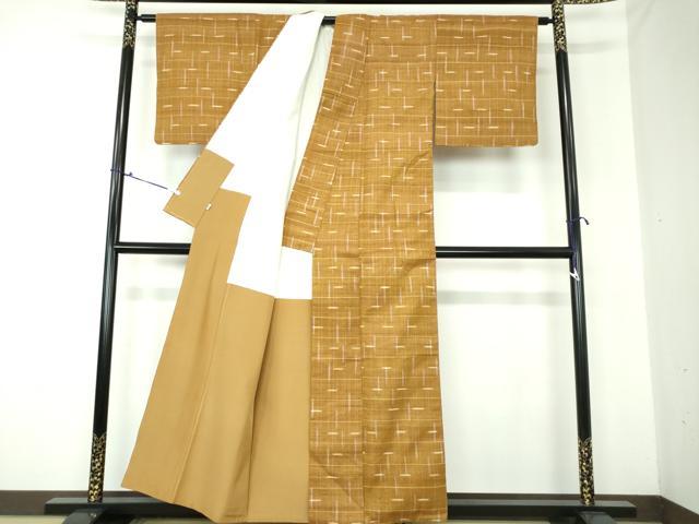 平和屋着物○国指定重要無形文化財 本場久米島紬 手織 絣