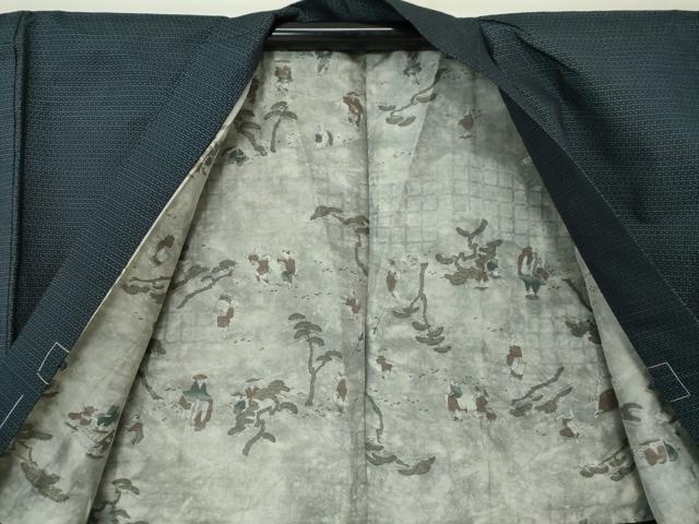 平和屋着物●男性　本場大島紬　アンサンブル　長羽織　　正絹　逸品　DAAS3073ps 平和屋着物○男性 本場大島紬 アンサンブル 長羽織 正絹 逸品 DAAS3073ps