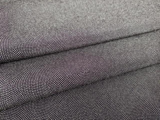 平和屋着物●江戸小紋　鮫小紋柄　正絹　逸品　DAAS3136ps