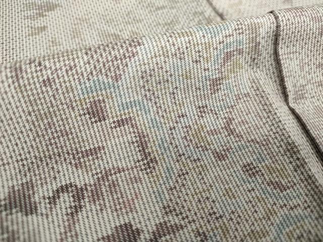 平和屋着物○都喜ヱ門 本場大島紬 7マルキ 総絣 色紙重ね