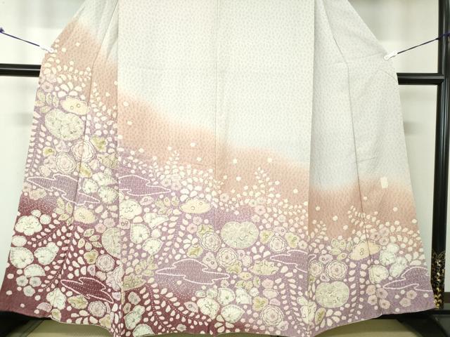 平和屋着物▽訪問着　単衣　辻が花　正絹　逸品　DAAV5397az 平和屋着物▽訪問着 単衣 辻が花 正絹 逸品 DAAV5397az 平和屋オンライン｜