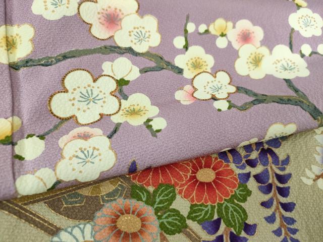 平和屋着物○ファッションデザイナー 花井幸子 訪問着 駒刺繍