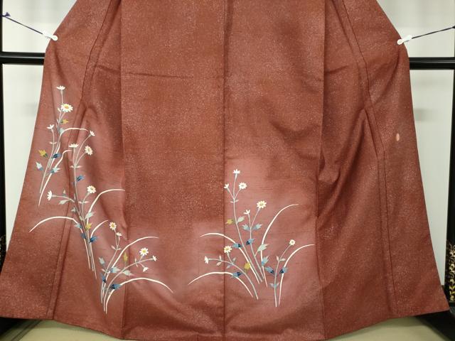 平和屋着物○本加賀友禅作家 能川光陽 白山紬 色留訪問