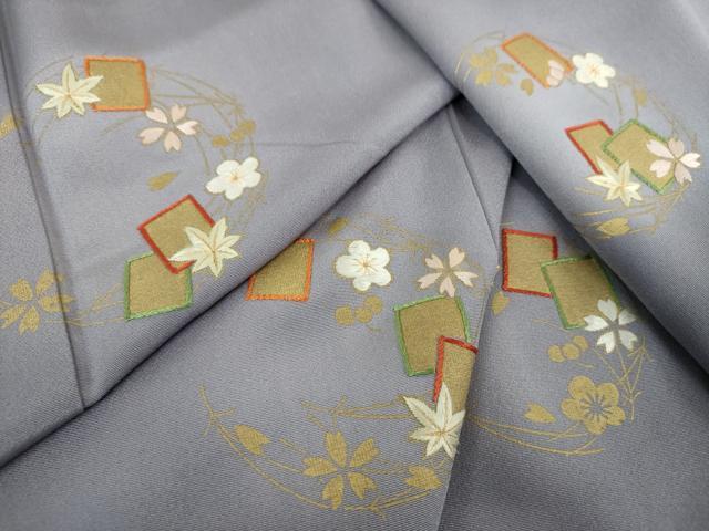 平和屋着物●訪問着　刺繍　舞桜　蛍暈し　金彩　ますいわ屋扱い　正絹　逸品　DAAS3331ps