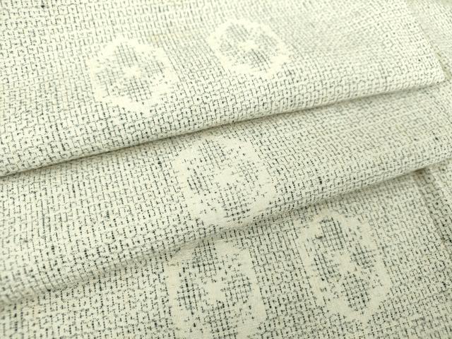 平和屋着物●本場結城紬　重要無形文化財　100亀甲　亀甲文　正絹　逸品　DAAS3379ps