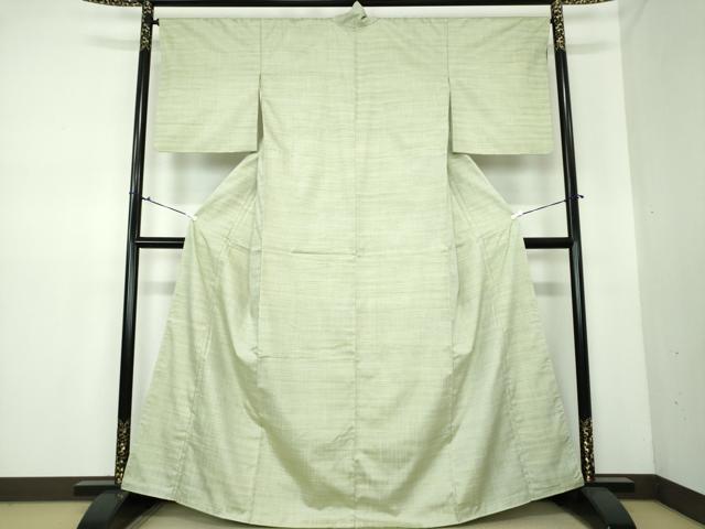 平和屋着物○紅花紬 米沢 横縞 正絹 逸品 DAAS3414ps 紬