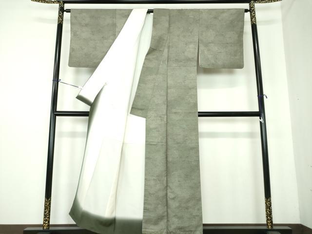 平和屋着物○上質な小紋 紬地 雪輪重ね 正絹 逸品 DAAS3428ps