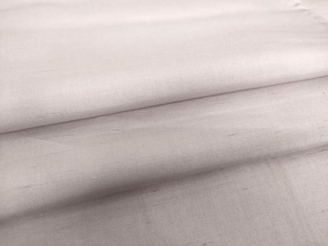 平和屋着物●石川県指定無形文化財　牛首紬　白山工房　手織り　色無地　枯野色　正絹　逸品　DAAS3466ps