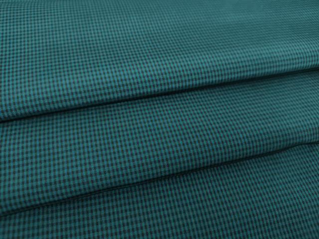 平和屋着物●上質な紬　格子  　正絹　逸品　未使用　DAAS3508ps