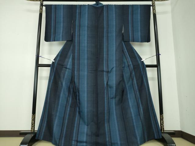 平和屋着物○結城紬 草花文 正絹 逸品 DAAV1473tw