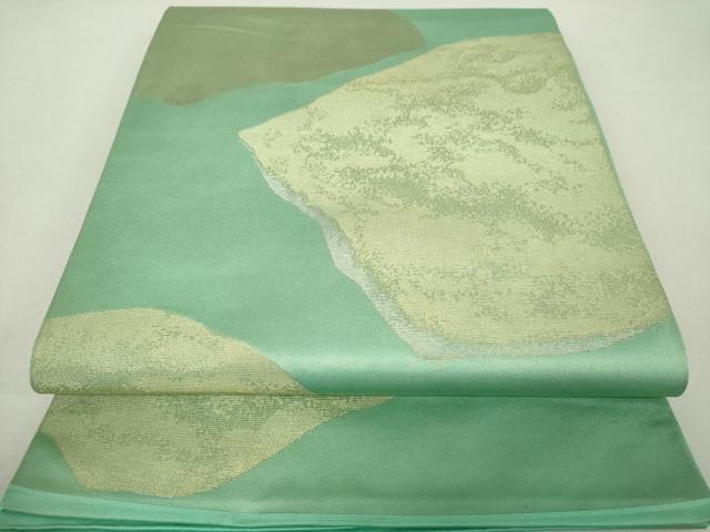 平和屋着物●洛風林　工芸帯地　六通柄　本袋帯　霞文　金糸　引箔　正絹　逸品　DAAS3551ps