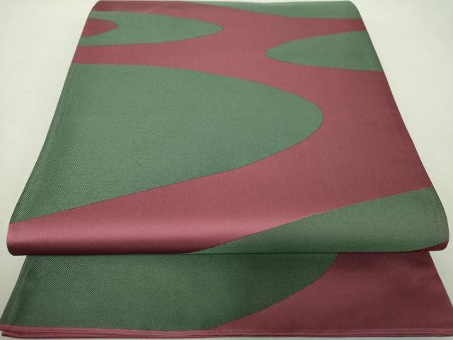 平和屋着物●世界的人形師　辻村寿三郎　ジュサブロー　六通柄袋帯　霞文　正絹　逸品　DAAS3552ps