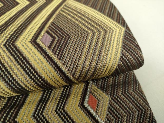 平和屋着物●両面　全通柄袋帯　紅型染　草花間道　正絹　逸品　未使用　CAAU9257hy 平和屋着物○両面 全通柄袋帯 紅型染 草花間道 正絹 逸品