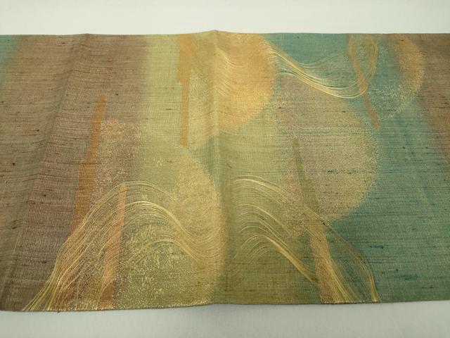 平和屋着物○名門 しょうざん 生紬 紙屋川伝承 絹漉貴 太鼓柄