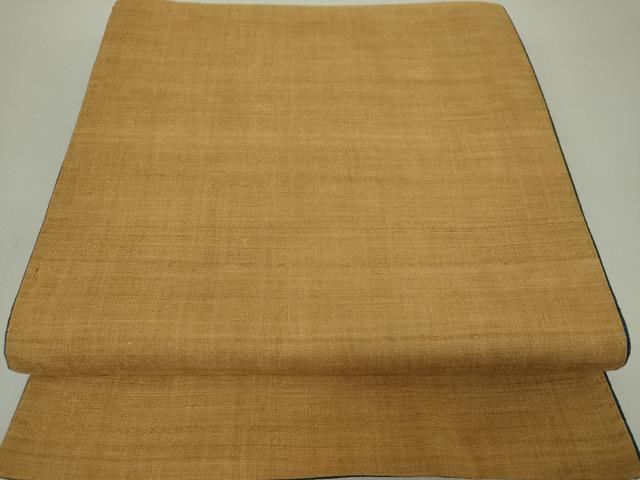 平和屋着物●両面　全通柄袋帯　紬地　高麗納戸色　黄唐茶色　正絹　逸品　DAAS3648ps 平和屋着物○両面 全通柄袋帯 紬地 高麗納戸色 黄唐