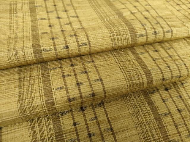 平和屋着物●上質な紬　変わり間道　正絹　逸品　未使用　DAAS3668ps