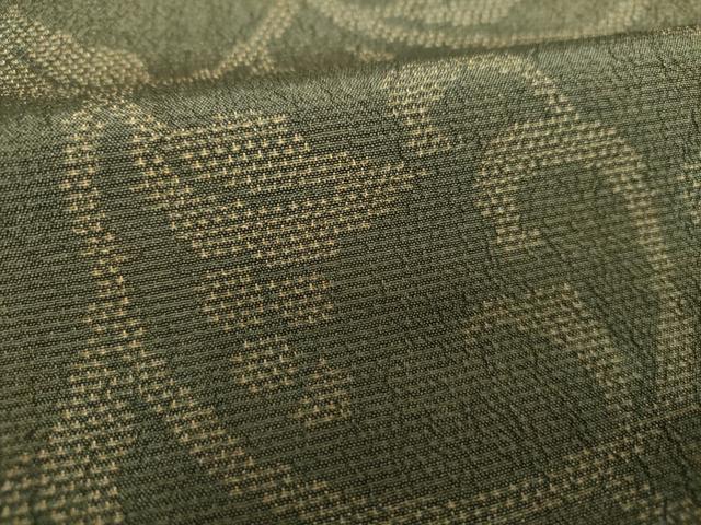 平和屋着物○本塩沢 葡萄唐草 正絹 逸品 DAAS3691ps